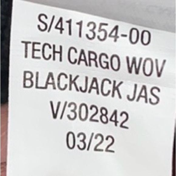 OLD NAVY cargo active stretchtech water resistant snap zipper black size 8 - Picture 7 of 12